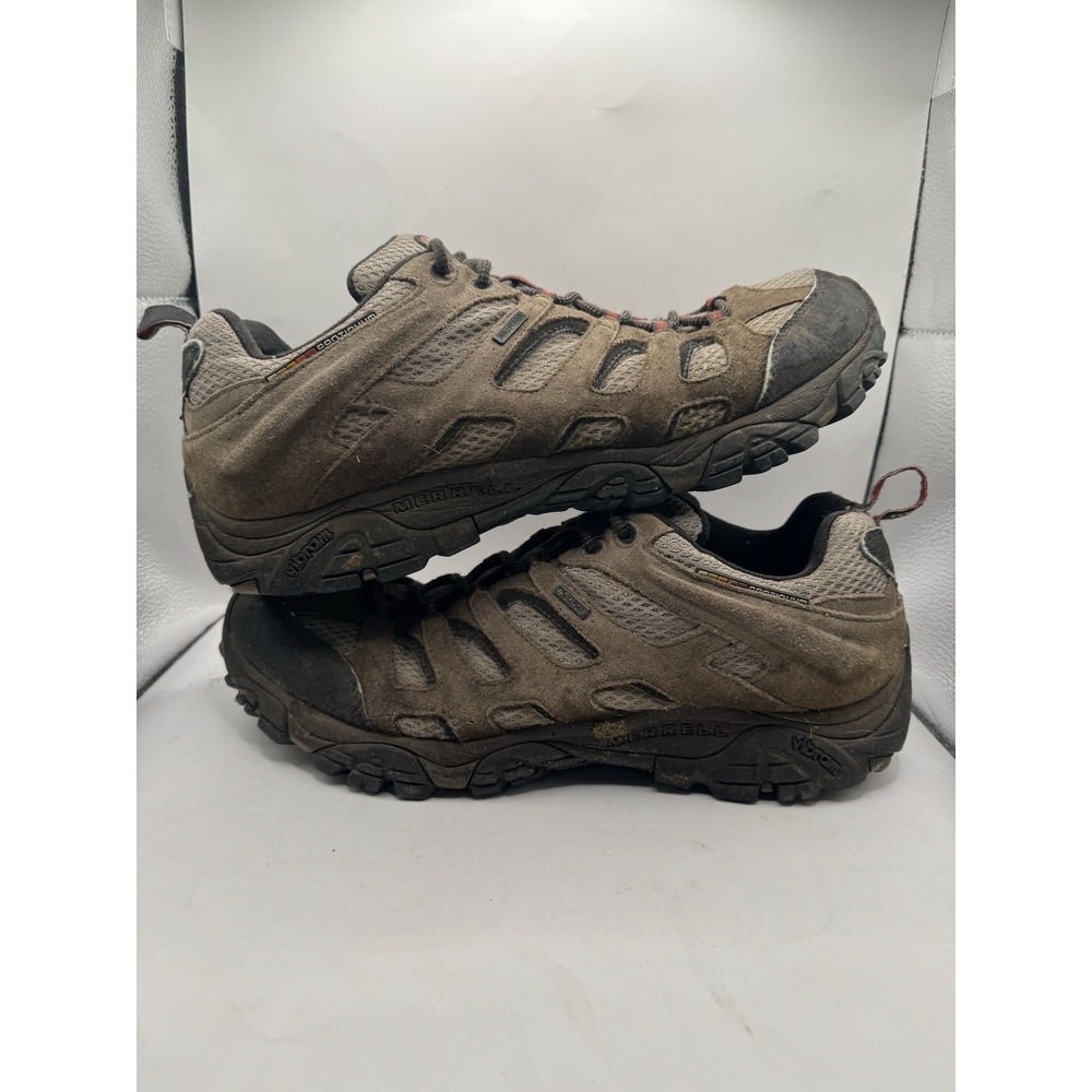 Merrell Moab 2 Mens Size 12 Waterproof Hiking Shoes Brown Trail J08871